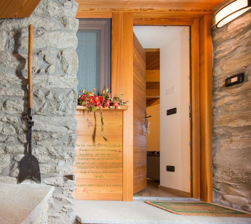 Lo Coppa Fen Apartment Aosta Bagian luar foto